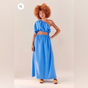 NWT GORGEOUS Linen FARM Rio Maxi Dress!!!